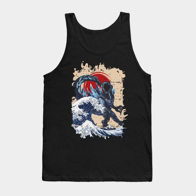 Godzilla - Vintage Japan Tank Top by Leopards